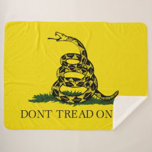 Gadsden Flag (Don't Tread on Me) (Schlangenflagge) Sherpadecke