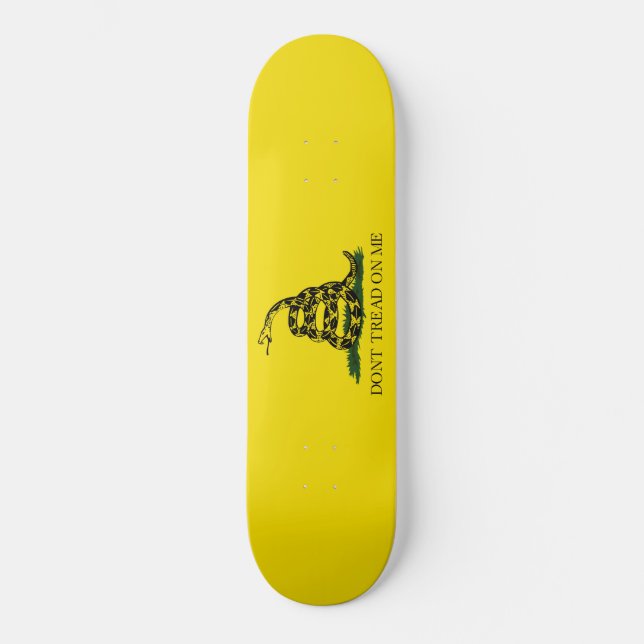 Gadsden Flag (Don't Tread on Me) (Schlangenflagge) Skateboard (Vorderseite)