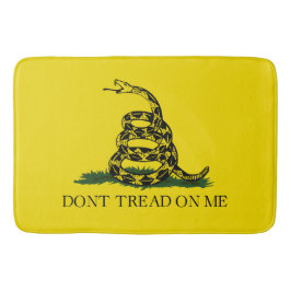 Gadsden Flag (Don't Tread on Me) (USA Snake Flag) Badematte