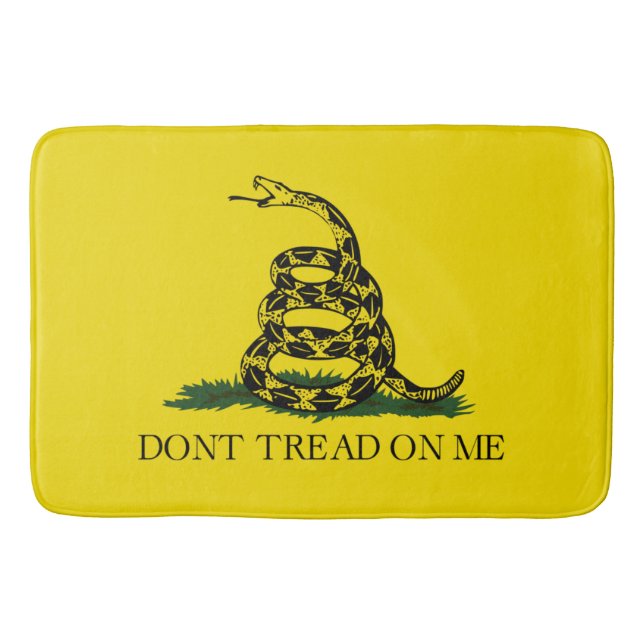 Gadsden Flag (Don't Tread on Me) (USA Snake Flag) Badematte (Vorderseite)