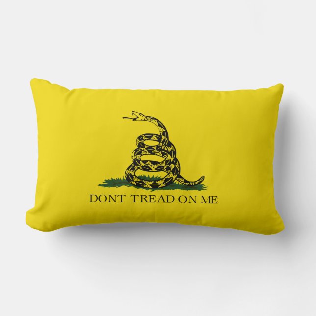 Gadsden Flag (Don't Tread on Me) (USA Snake Flag) Lendenkissen (Vorderseite)