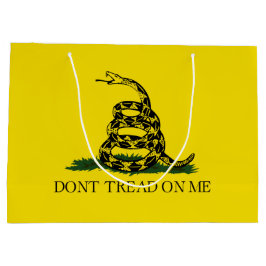 Gadsden Flag (Don't Tread on Me) (USA Snake) Große Geschenktüte