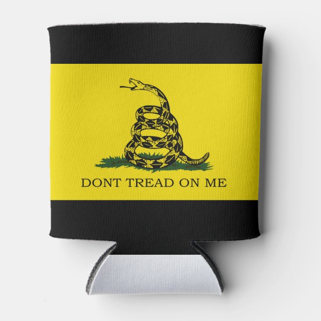 Gadsden Flag - Keine Treppe auf mich - Coozie trin Dosenkühler (Vorderseite)