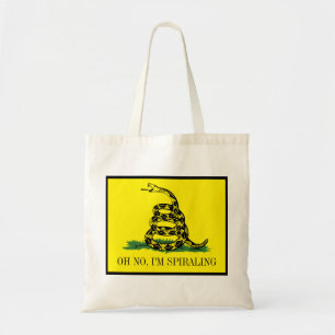 Gadsden Flag Parody: Ich schwinde Tragetasche