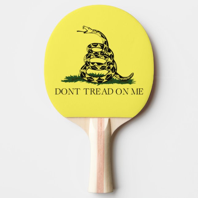 Gadsden Flag Ping Pong Paddle Tischtennis Schläger (Vorderseite)
