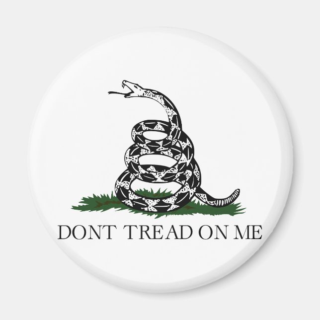 Gadsden Flag "Tread on me" Magnet (Vorne)