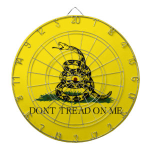 Gadsden-Flagge Don't Tread on Me Dartscheibe