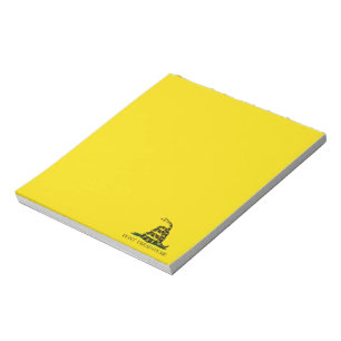 Gadsden-Flagge Don't Tread on Me Notizblock