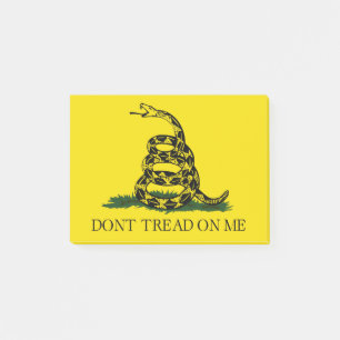 Gadsden-Flagge Don't Tread on Me Post-it Klebezettel