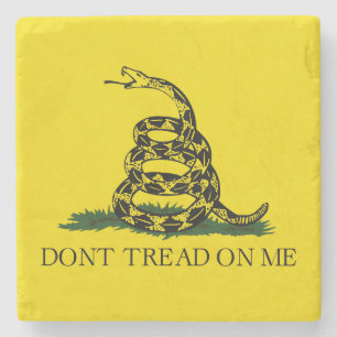 Gadsden-Flagge Don't Tread on Me Steinuntersetzer