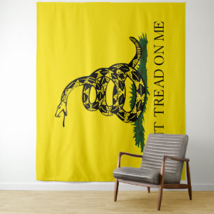 Gadsden-Flagge Don't Tread on Me Wandteppich