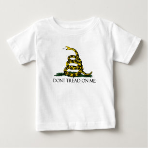 Gadsden-Flagge, gelber Hintergrund Baby T-shirt