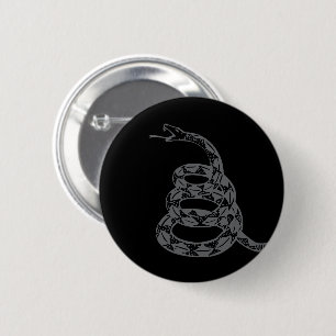 Gadsden-Flagge Libertäre Schlange Tritt mir nicht Button