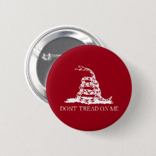 Gadsden-Flagge Libertäre Schlange Tritt mir nicht  Button