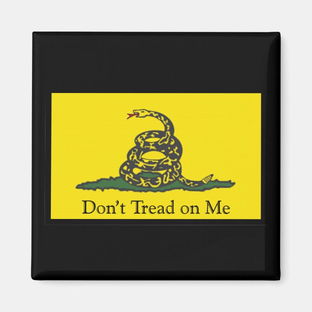 Gadsden-Flagge Magnet (Vorne)