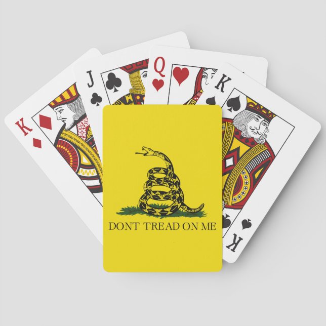 Gadsden-Flagge Spielkarten (Rückseite)