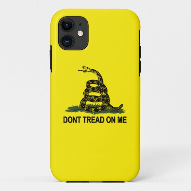 Gadsden-Flagge treten nicht auf mir politisch Case-Mate iPhone Hülle (Rückseite)