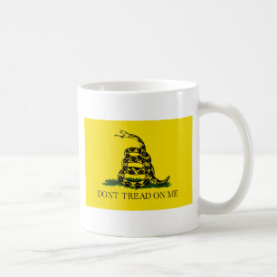 Gadsden-Flagge - treten Sie nicht auf mir - Kaffeetasse