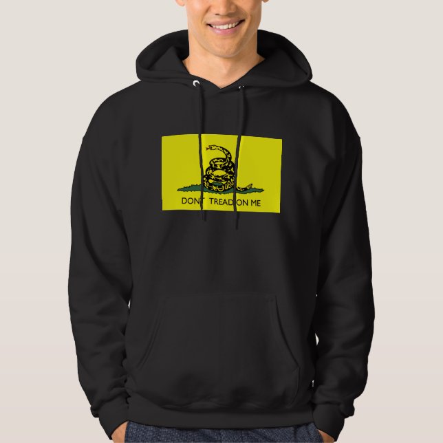 Gadsden-Flaggen-mit Kapuze Sweatshirt (Vorderseite)