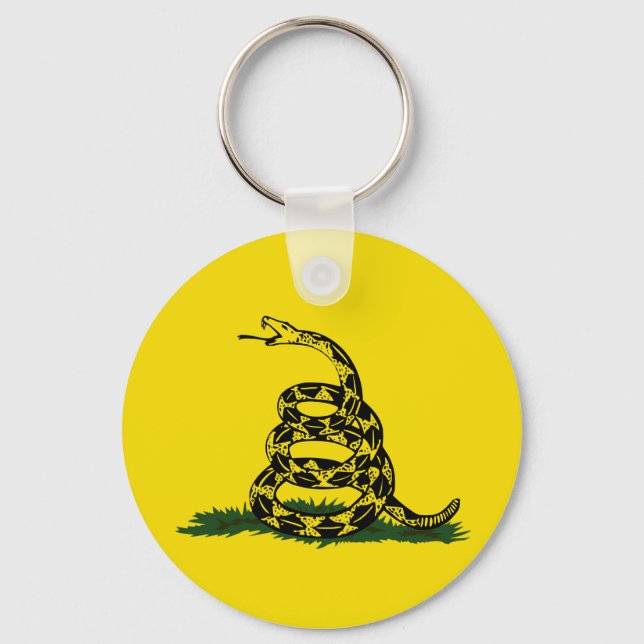 Gadsden-Flaggenvariante Schlüsselanhänger (Vorderseite)