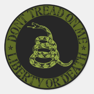 Gadsden Sticker (grün)