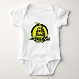 Gadsden-Symbol - treten Sie nicht auf mir Baby Strampler