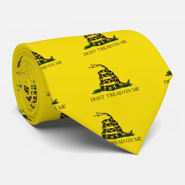 Gadsden treten nicht auf mir krawatte (Gerollt)