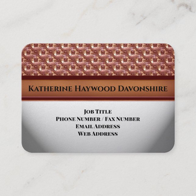 Gadzen Benet Beruflich Business Card Visitenkarte (Vorderseite)