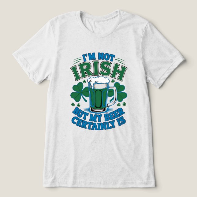 Gaelic Beer Tri-Blend Shirt (Design Vorderseite)