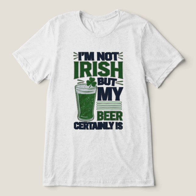 Gaelic Beer Tri-Blend Shirt (Design Vorderseite)