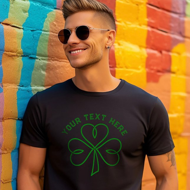 Gaelic Shamrock St. Patrick's Irish Quote T-Shirt (Von Creator hochgeladen)