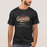 GAETA Family Shirt, GAETA Geschenke Shirts