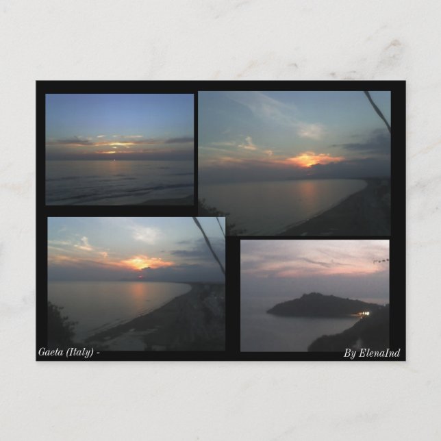 Gaeta (Italien) Sunshine Postcard Postkarte (Vorderseite)