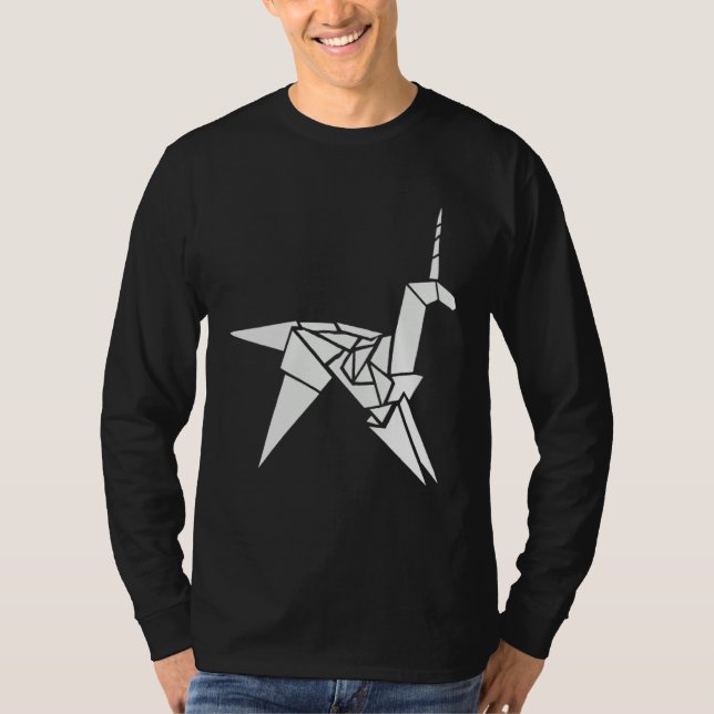 GAFF S ORIGAMIUNICORN Nerd Geek Graphic T-Shirt (Vorderseite)