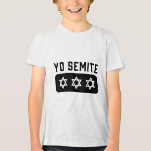 Gaffe Yosemite Jewish Pride Yo Semite Trump _1 Tri-Blend Shirt