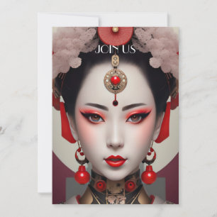 Gaffende Geisha Einladung