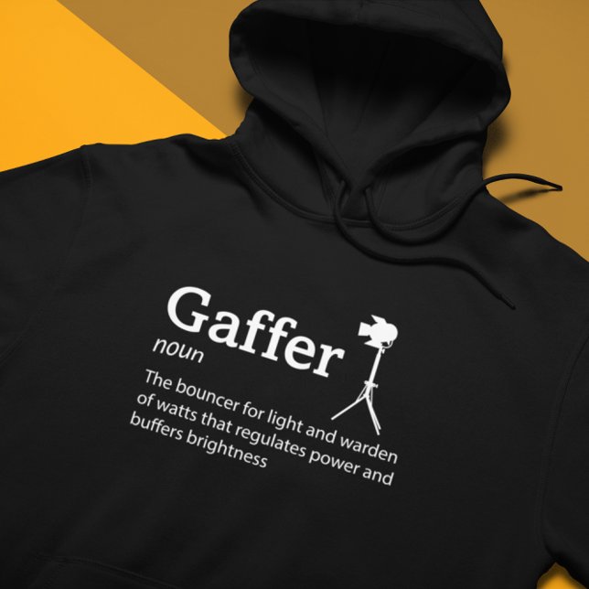 Gaffer Definition Dunkler Modus - Crew Hoodie (Von Creator hochgeladen)