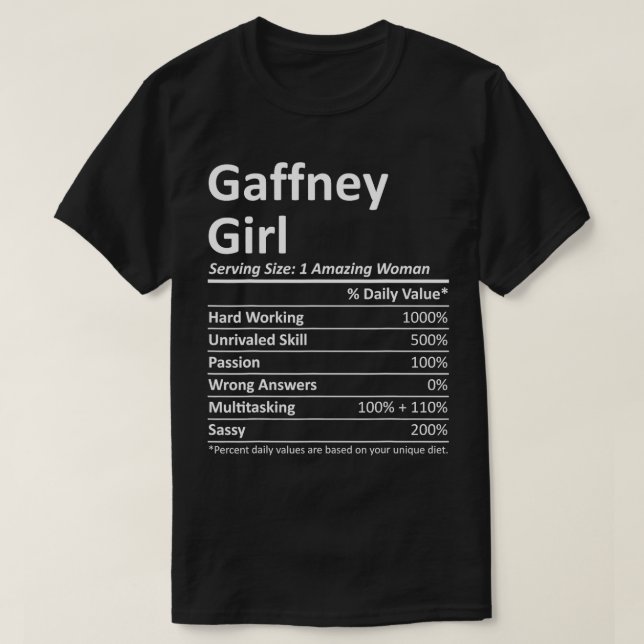 GAFFNEY L SC SÜD CAROLINA Funny City Zuhause Roots T-Shirt (Design vorne)