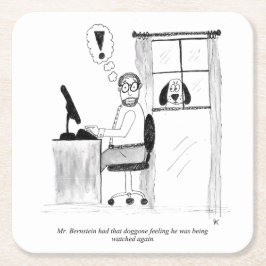 Gag Cartoon Paper Untersetzer