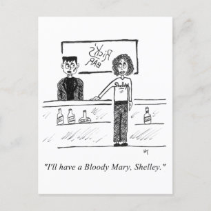 Gag Cartoon Postkarte