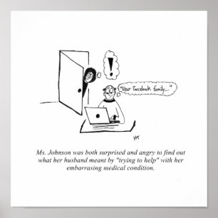 Gag Cartoon Print Poster