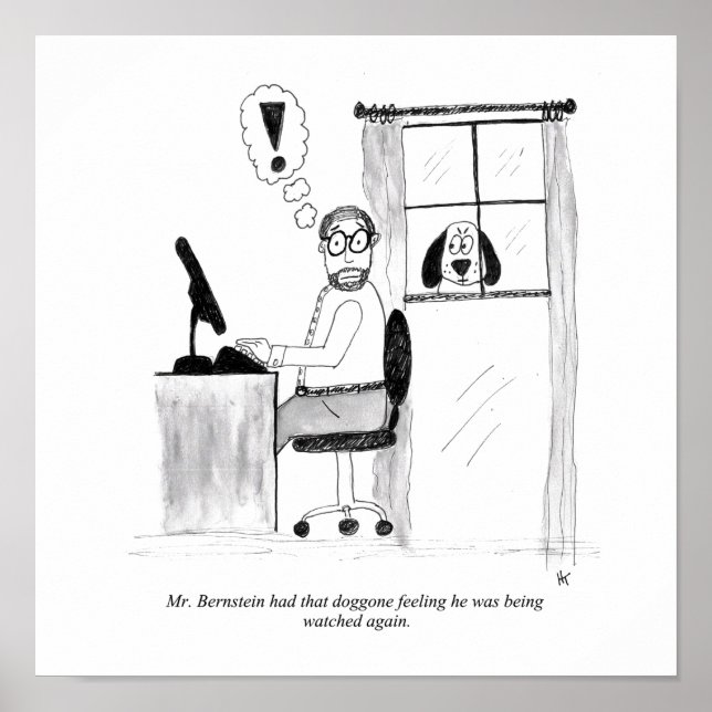 Gag Cartoon Print Poster (Vorne)