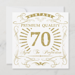 Gag-Geschenk zum 70. Geburtstag Karte