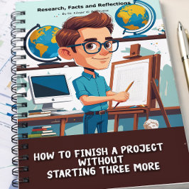 Gag gift - Notebook, pretending to be a book  Notizblock