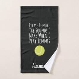 Gag Gifts For Tennis Players Personalized Custom Handtuch