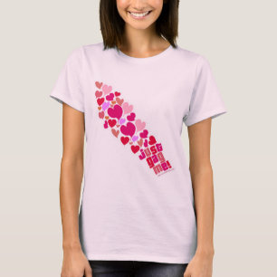 Gag Me Valentines Hearts Red Pink Cartoon T - Shir T-Shirt
