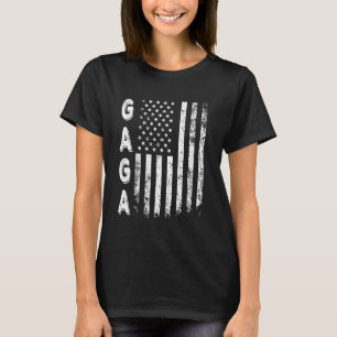 Gaga America Flag Muttertag 4. Juli Frauen X T-Shirt