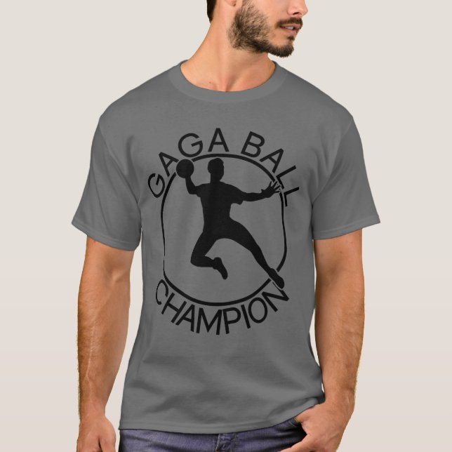 Gaga Ball Champion Dodgeball Game Kids Gaga Ball T-Shirt (Vorderseite)