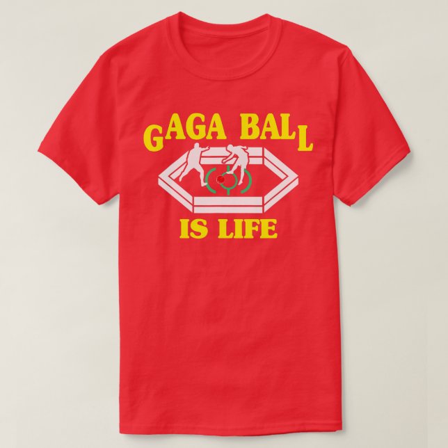 Gaga Ball Git is Life Dodgeball Soccer Funny Cool T-Shirt (Design vorne)