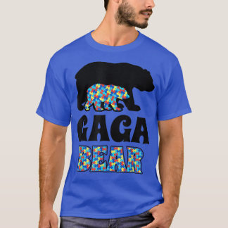 Gaga Bear Autismus Bewusstsein T-Shirt